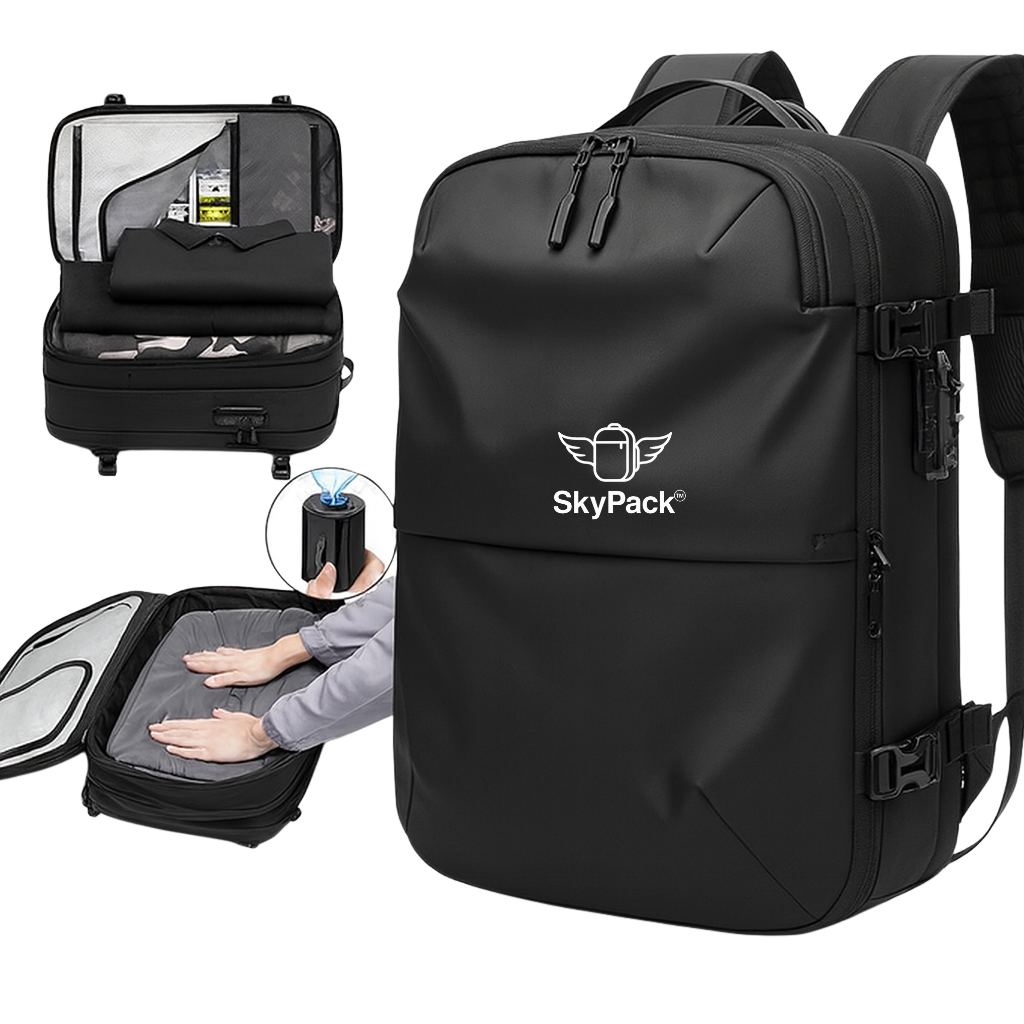 SkyPack Original Black + Vacuum Pump